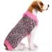 Amaone Chihuahua Puppy Leopard Winter Coat Knitted Pink Jacket for Small Dogs | Perfect for Cold Weather - Buy Online on GoSupps.com