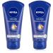 Nivea intensive care hand cream (75 ml) rich skin cream with almond oil for intensive moisture hand care with the unique NIVEA fragrance (pack with 2) almond 75 ml (2 Pack)