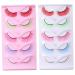 SOESFOUFU Fake Eyelashes Kit 2 Boxes eyelash Accessories fluffy women eyelashes extend mix abundance European and curly lashes eyelashes 5d curly Miss cosmetics false lashes wispy