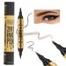 2-in-1 Magic Eyebrow Pencil 2024 New Eyebrow Microblading Pen Upgraded 3D Waterproof Microblading Eyebrow Pencil 4 Tipped Precise Brow Pen (Color : Light Brown+Black)