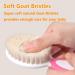 Baby Hair Brush and Comb Set for Newborns & Toddlers - Natural Soft Goat Bristles - Ideal for Cradle Cap - Rose Red | Perfect Baby Registry Gift - Buy Online on GoSupps.com