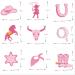 36psc Pink Western Cowgirl Happy Birthday Cupcake Toppers Girl Western Theme Wild West Cupcake Dessert Muffin Food Picks Party Supplies Rose Gold Western Rodeo Baby Shower Cake Decorations - Buy Online on GoSupps.com