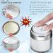 Haomeeduo 3 STK 50ml Airless Pump Dispenser - Refillable Lotion & Cream Jar for Travel | Moisturizer Cosmetic Container with Stickers - Buy Online on GoSupps.com