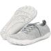 Intini Barefoot Shoes - Wide Toe Minimalist Sneakers for Men & Women | Comfortable Zero-Drop Light Gray Sneakers (EU 37-48) - Buy Online on GoSupps.com