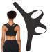 Spine Corrector - Adjustable Back Brace Back Stretcher Breathable Corrector for Men Teens Black X-Large - Buy Online on GoSupps.com