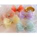 FEIFEI'S BOW Princess Chiffon Diamond Crown Unicorn Hair Clip - Purple with crown - Buy Online on GoSupps.com