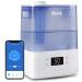 LEVOIT Humidifier for Bedroom Baby Home 6L Large Tank Top-Fill Cool Mist Air Humidifier with Quiet Sleep Auto Mode Smart App & Alexa Control Essential Oil Diffuser 60H Runtime for 47 Blue Blue Cool Mist Humidifier
