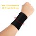 WLLHYF Wrist Compression Sleeves - 2 Pairs Carpal Tunnel Brace Comfortable Elastic Hand Support for Men & Women - Ideal for Arthritis Tendonitis Sprains & Workouts - Black - Buy Online on GoSupps.com