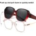 Shop Maysprings Snap Shades Sunglasses | Over Glasses Polarized Purple | International Shipping Available - Buy Online on GoSupps.com