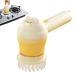 AZSUL Cordless Power Scrubber | Cleaning Electric Scrubber Brush | Cleaning Electric Brush with Replaceable Brush Heads for Bathroom Fixtures Kitchen Appliances