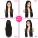 22 Inch Brazilian Virgin Human Hair Lace Front Wig | Pre Plucked | HD Transparent 13x4 Lace Frontal | 150% Density | Natural Color | For Black Women - Buy Online on GoSupps.com