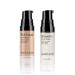 Full Coverage Concealer with Primer Makeup Set, Waterproof Smooth Matte Flawless Foundation Concealer Corrector Makeup Kit for Women Dark Circles Acne (2×6ml/0.2Fl Oz) Warm Natural