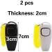 Ruojling 2-Piece Clicker Training Set for Dogs & Cats | 2-in-1 Dog Clicker Cat Clicker & Pipe - Black & White - Buy Online on GoSupps.com