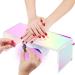 Acrylic Nail Arm Rest Cushion Aurora Transparency Manicure Hand Rest for Nails Thickened Nail Armrest Stand Sturdy Stable Hand Pillow Nail Arm Holder for Nail Tech Use Nail Salon Manicure Table