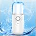minkissy Nano Water Replenishing Instrument Hydrator Portable Facial Moisturizing Mini Facial Cooling Steamer Handy Face Sprayer Mist Sprayer Moisturizing Plastic Button Earth Tones White - Buy Online on GoSupps.com