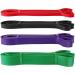 Resistance Band Pull Up Assist Set - Durable Latex Workout Bands for Home Gym Fitness - Red/Green/Black/Purple - Buy Online on GoSupps.com