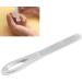 Stainless Steel Nail File Double Sided Design Portable for Travel Home Use Silver - Buy Online on GoSupps.com