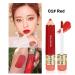 Aaiffey 2 Color Pencil Shaped Matte Liquid Lipstick Set - Red+Raspberry | Long Lasting & Nourishing Lip Tint for Women - Buy Online on GoSupps.com