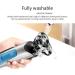 GeRRiT 4-in-1 Electric Shaver for Men - Rechargeable Waterproof Rotary Shaving Razors - Ideal Gift for Husband Father & Son - Buy Online on GoSupps.com