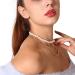 Shop Aimimier Bridal Layered Pearl Choker & Cuban Link Chain Necklace - Vintage Statement Jewelry for Women & Girls - Buy Online on GoSupps.com