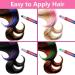 Qivange Hair Chalk Pens - 12 Pieces Temporary Hair Color for Kids 4-13+ Years - Washable & Non-Toxic - Perfect Halloween Gift for Girls and Boys - Buy Online on GoSupps.com