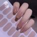 Buy 8 Sheets Semi Cured Nail Polish Stickers - Gradient Glitter & Solid Color Gel Wraps | Self-Adhesive Multicolored Nail Strips for Women & Girls | Perfect Manicure Decoration Supplies - Buy Online on GoSupps.com