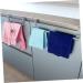 Alipis 3 Pcs Cabinet Door Hook Swivel Towel Rack Metal Over Cabinet Towel Bar Storage Rack Kitchen Shelf Silverx3pcs 36X5cmx3pcs - Buy Online on GoSupps.com