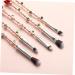 FRCOLOR 5PCS Makeup Brush Set - Cosmetic Brushes with Rose Design | Perfect for Flawless Makeup Application - Buy Online on GoSupps.com