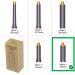 SPARES2GO 40mm 1.6 Inch x 135mm Barrel Compatible with Dyson Fits Airwrap Hair Styler (Nickel/Copper) - Buy Online on GoSupps.com