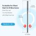 CGBE Nail Miller Attachments - 3/32 Wolfram Carbide Nail Drill Bits for Manicure & Pedicure Long-Barrel Skin Remover Medium Grain Buffers - Buy Online on GoSupps.com