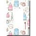 1-Gang Decorator GFCI Outlet Wallplate - Cute Teeth Toothpaste & Toothbrush Doodle Design for Kids' Rooms - International Shipping Available - Buy Online on GoSupps.com