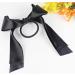 Inilbran Boho Silk Hair Bow Rope Scrunchies Black Silky Hair Band Hair Ties Vintage Elastic Hair Bands Ropes French Bowknot Ponytail Scrunchy Hair Ties Hair Accessories for Women and Girls Headdress - Buy Online on GoSupps.com