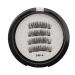 TsoLay Magnetic Eyelashes with 2 Pairs Artificial Fiber Magnets Magnetic with Eyelash Curler 24P-4