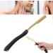 SYH & AQYE Stainless Steel Eyebrow Holder | Foldable Manual Razor for Men | Multi-Purpose Dermaplaning Tool | Gold Facial & Eyebrow Razor - Buy Online on GoSupps.com