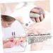 Housoutil 30pcs Nail Case Manicure Art Varnish Protector Manicure Nail Finger Nail Protector Nail Varnish Tip Nail Polish Varnish Tip Nail Protectors Skincare Tool Plastic Manicure Set White 4x2cm White - Buy Online on GoSupps.com