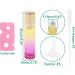 Rowiz 10pcs Essential Oils Roll on Bottles 10ml Refillable Empty Glass Rollerball Bottles with Golden Cap Perfect for Homemade Perfume Fragrance Aromatherapy Oils Yellow Rose Gradient - Buy Online on GoSupps.com