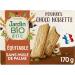 G n rique Jardin Bio tic - Organic Chocolate Hazelnut Filled Crispy Cookies - 170g - Delicious organic treat for a sweet break - Pack of 4