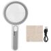Lighted Magnifying Glass Adjust Angle Handheld Magnifying Glass 10 LED Lights for Drawing - Buy Online on GoSupps.com