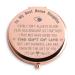 Bonus Daughter Gifts from Bonus Mom or Dad Rose Gold Compact Pocket Mirror Daughter Birthday Gifts Ideas Unique Gifts for Bonus Daughter for Wedding Engagement Christmas Graduation Gifts