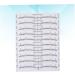 NOLITOY 100pcs Disposable Eyebrow Ruler Disposable Eyebrow Template Eyebrow Shaper Ruler Caliper Major - Buy Online on GoSupps.com