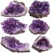 Natural Crystal Rough Stone Crafts Small Size Natural Purple Amethyst Quartz Stone Cluster Geode 1PC 150g-200g - Buy Online on GoSupps.com