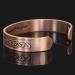 Copper Magnetic Bracelet Men Women Celtic Copper Bangle Cuff Magnetic Band Copper Magnetic Jewellery Holistic Neodymium Magnets-CEK (M: Wrist 16.5-19.5cm/6.5-7.7") - Buy Online on GoSupps.com