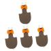 PopetPop 4 pieces Flying bird diapers Nymphensittich flight suit sweet urine-neoprene suit duck diapers diapers for small birds pair of pigeon pants flight diaper long cotton protection 17x9cmx4pcs as shown