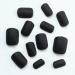 Short Press on Nails Square - 120Pcs Matte Color False Nails with Adhesive Tabs | Full Cover Acrylic Glue-on Nails for Women & Girls - Stylish Black Design - Buy Online on GoSupps.com