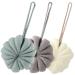 Beaupretty 3pcs Bath Ball Towel Shower Scrubber Men Bath Ball Bath Shower Loofah Ball Shower Ball Pouf Luffa Mens Travel Body Wash Bath Loofah Sponge Cleaning Supplies Miss Household or