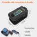 Buy Portable Fingertip Pulse Oximeter with Plethysmograph & Perfusion Index - Accurate Blood Oxygen & Heart Rate Monitor - Global Shipping Available - Buy Online on GoSupps.com