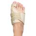 Hallux valgus correction rail for relief from large toe pain and to align the toes hallux valgus bandage for men and women protection of the big toe (beige right) right beige