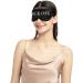 NMM Global 100% Mulberry Silk Sleep Mask | Adjustable Blackout Eye Cover for Men Women Adults | Fuck Off Design | Medium | Pack of 1 - Buy Online on GoSupps.com