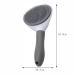 Secwell Pets Cat & Dog Brush - Hair Remover with Cleaning Button for Long & Short Hair - Gray - Buy Online on GoSupps.com