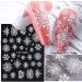 3D Embossed Christmas Nail Art Stickers Decals 4 Sheets 5D Self-Adhesive Snowman Snowflakes Nail Supplies Nail Art Design Decoration Accessories - Buy Online on GoSupps.com
